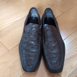 Bally Ostrich skin shoes